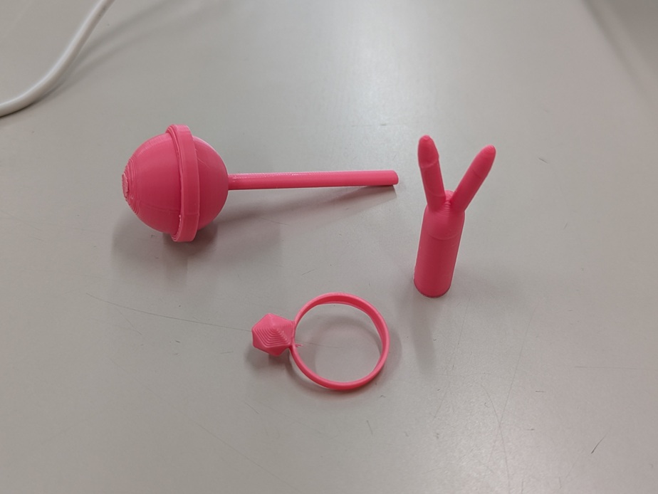 3Dプリントの作品